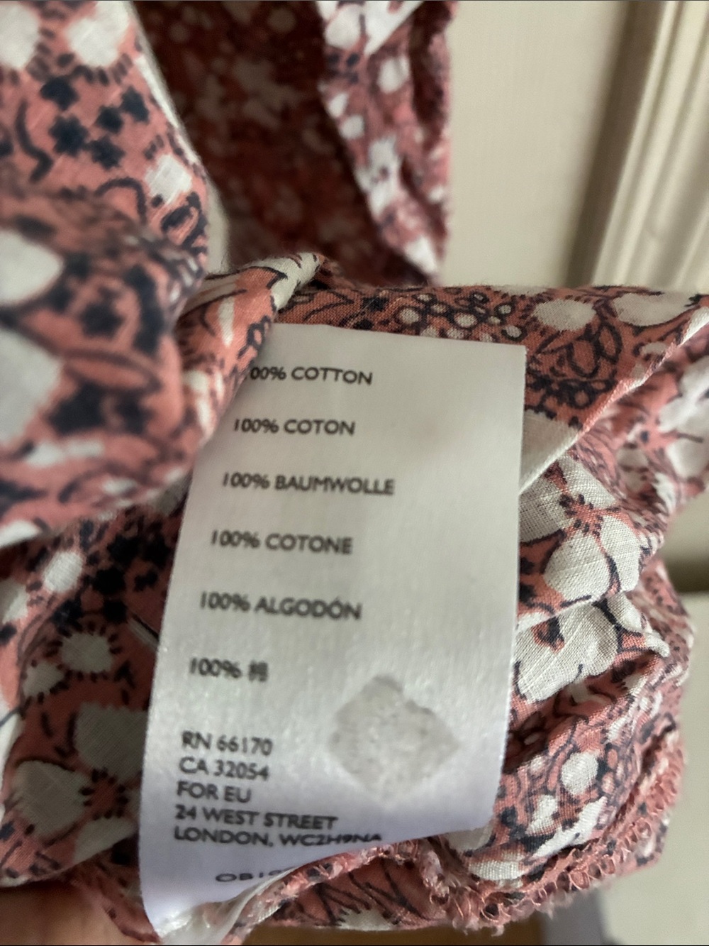 Pilcro floral button down XS - Picture 5 of 7